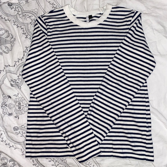 Topshop black and white striped sweater - Picture 1 of 1